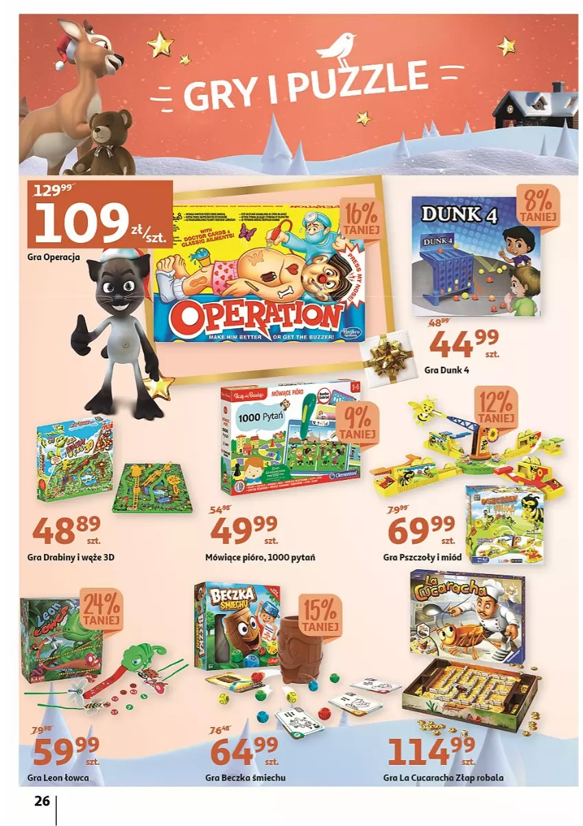 Gazetka promocyjna Auchan - Katalog MAGIA zabawek i dekoracji! - ważna 10.11 do 23.11.2022 - strona 26 - produkty: Gra, Leon, Miód