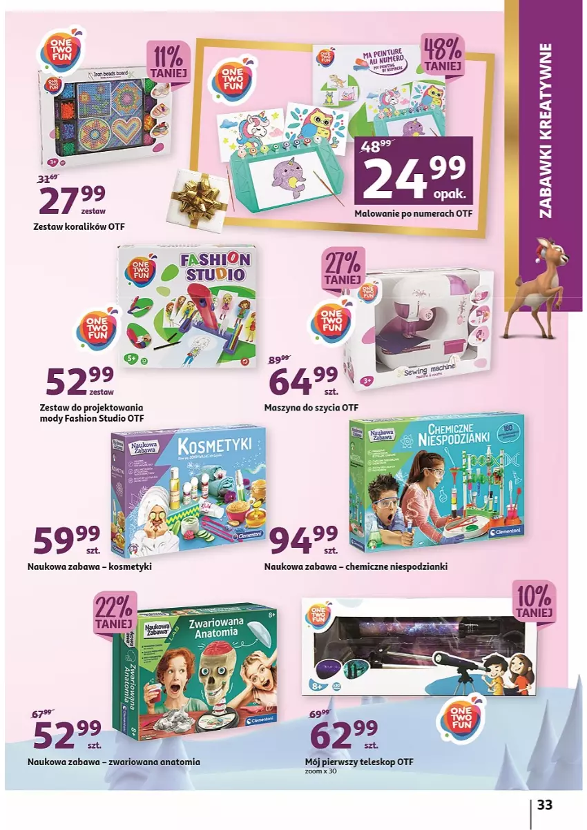 Gazetka promocyjna Auchan - Katalog MAGIA zabawek i dekoracji! - ważna 10.11 do 23.11.2022 - strona 33 - produkty: Fa, Teleskop