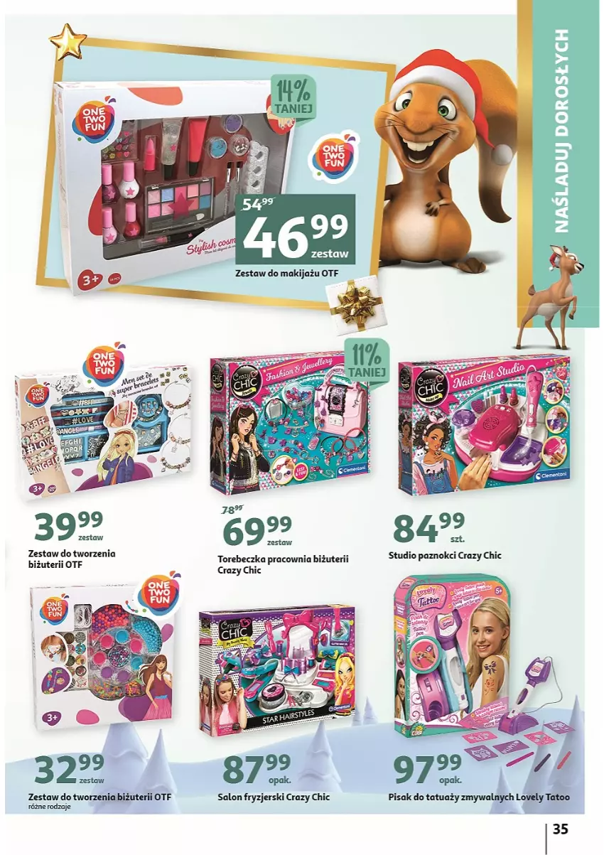 Gazetka promocyjna Auchan - Katalog MAGIA zabawek i dekoracji! - ważna 10.11 do 23.11.2022 - strona 35 - produkty: Crazy Chic