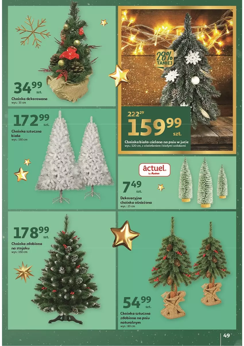 Gazetka promocyjna Auchan - Katalog MAGIA zabawek i dekoracji! - ważna 10.11 do 23.11.2022 - strona 49 - produkty: Choinka, Inka, Ozdoba, Stojak