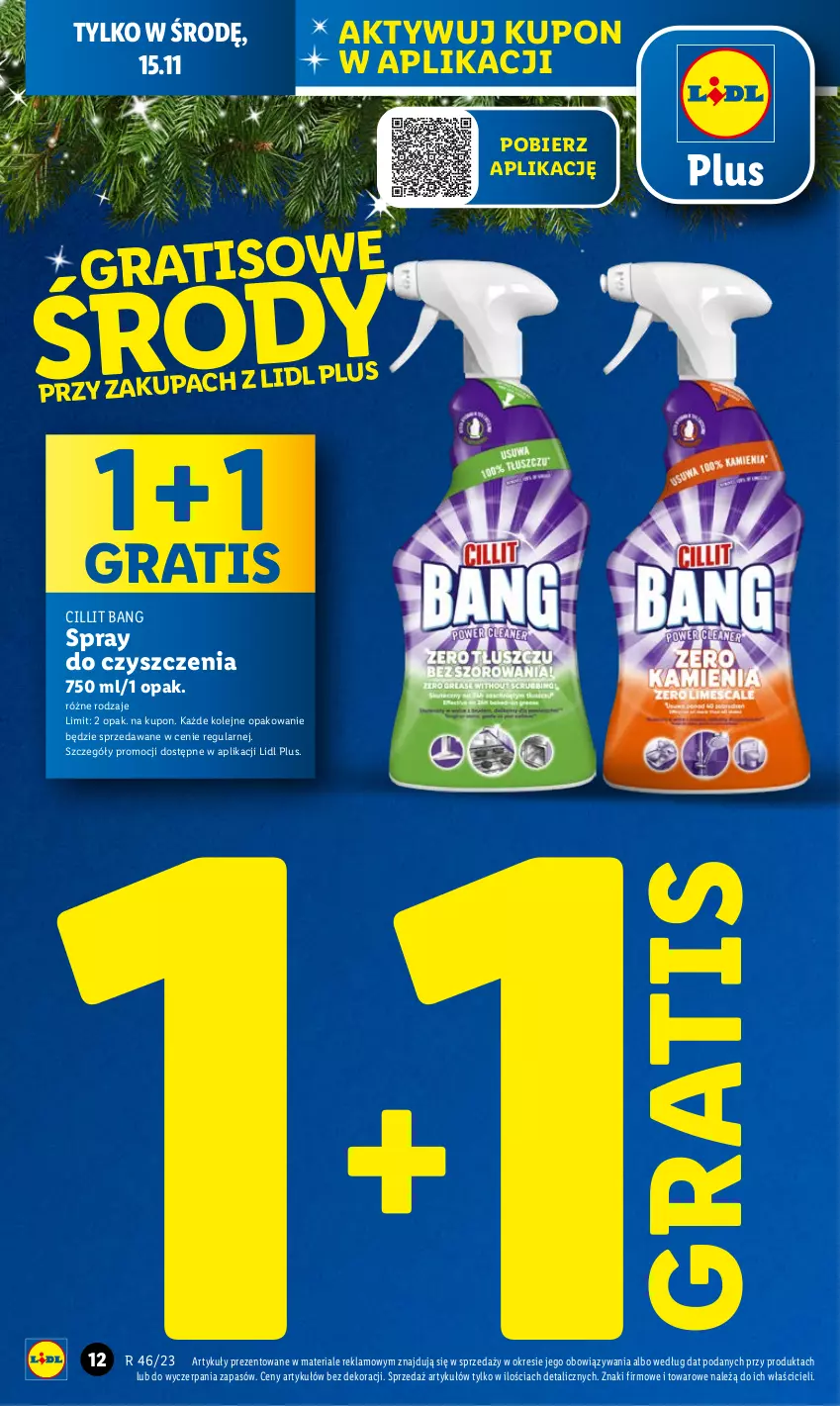 Gazetka promocyjna Lidl - GAZETKA - ważna 13.11 do 15.11.2023 - strona 18 - produkty: Cillit Bang, Gra, Olej, Spray do czyszczenia