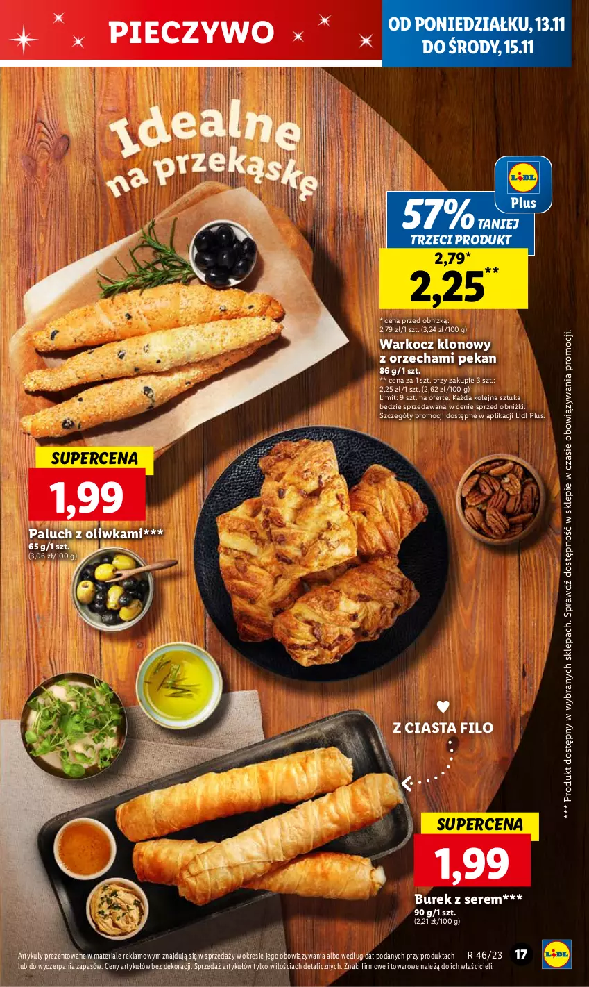 Gazetka promocyjna Lidl - GAZETKA - ważna 13.11 do 15.11.2023 - strona 33 - produkty: Koc, Olej, Piec, Pieczywo, Ser