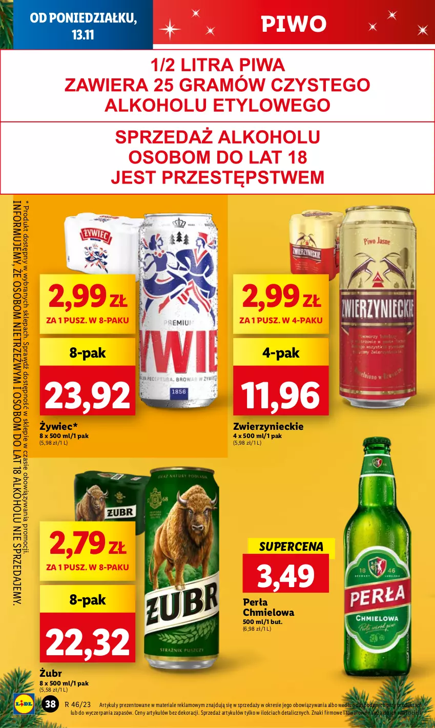 Gazetka promocyjna Lidl - GAZETKA - ważna 13.11 do 15.11.2023 - strona 54 - produkty: Perła, Piwo