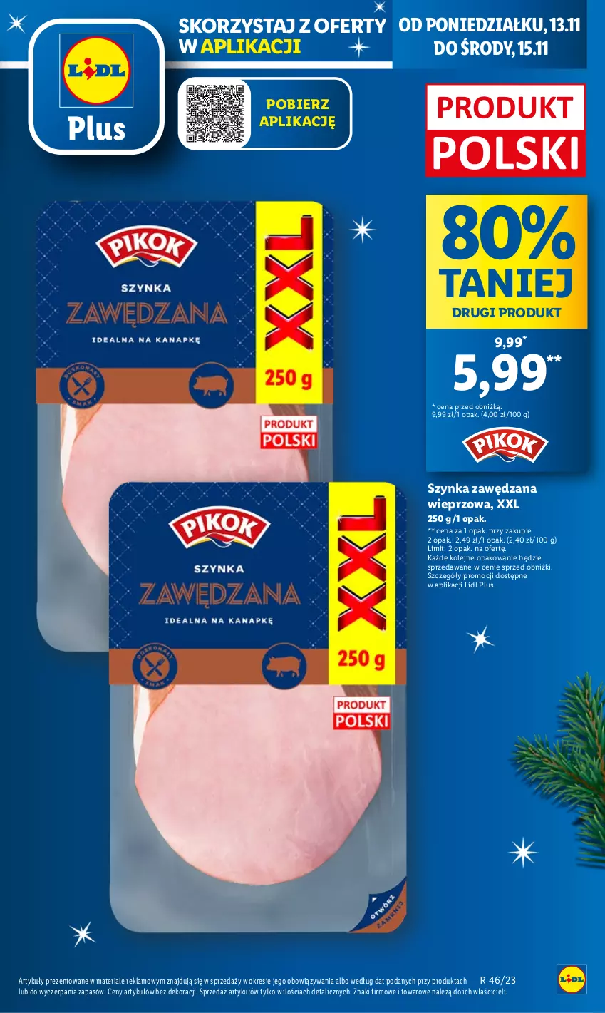 Gazetka promocyjna Lidl - GAZETKA - ważna 13.11 do 15.11.2023 - strona 9 - produkty: Olej, Szynka