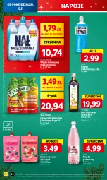 Gazetka promocyjna Lidl - GAZETKA - Gazetka - ważna od 15.11 do 15.11.2023 - strona 56 - produkty: Nałęczowianka, Sok, Mus, Gra, Oleofarm, Granat, Napoje, Napój izotoniczny, Napój gazowany, Tymbark, Oshee, Woda mineralna, Woda, Napój, Oleo, Fa