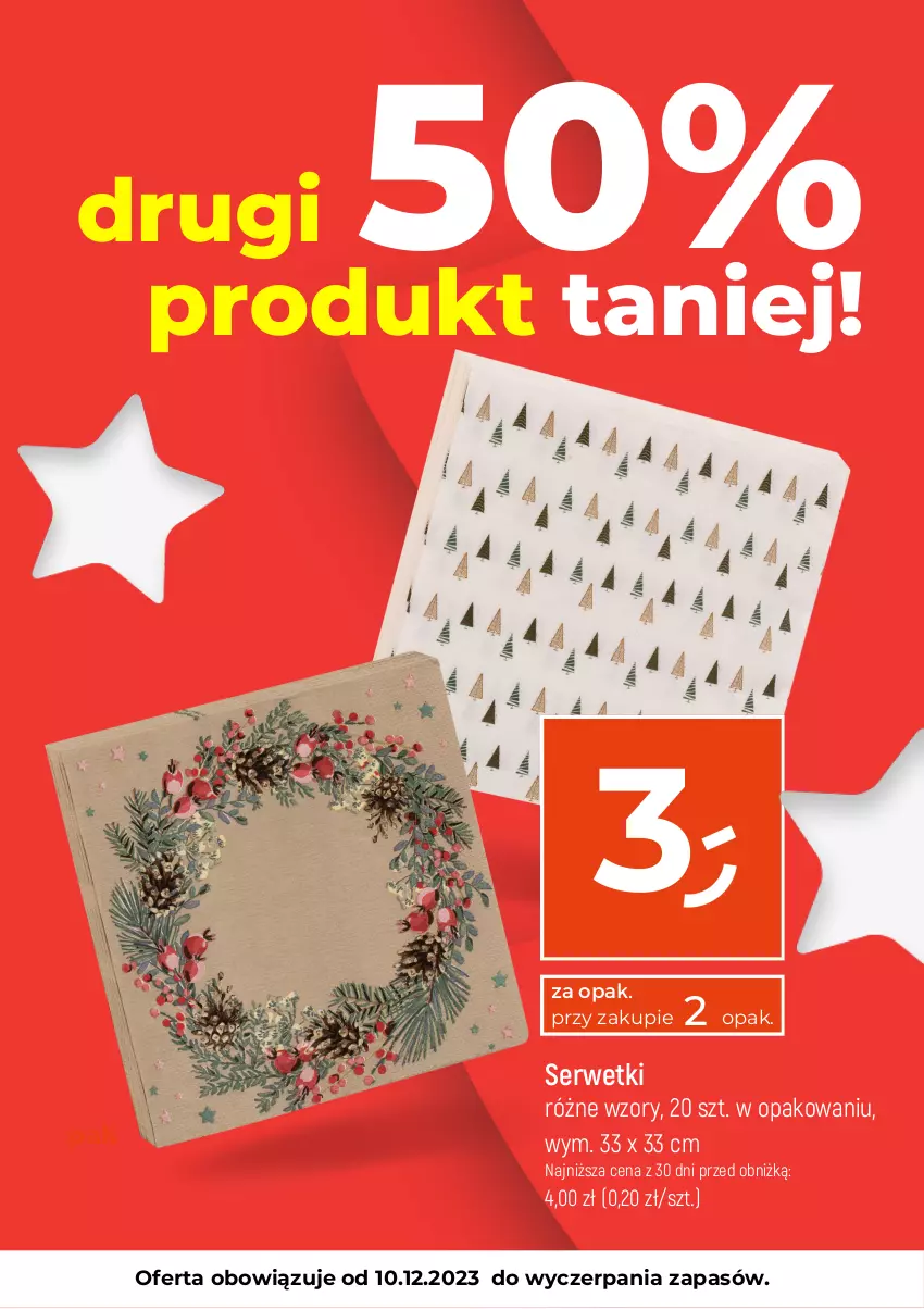 Gazetka promocyjna Dealz - NAJTAŃSZE ŚWIĘTA! - ważna 08.12 do 10.12.2023 - strona 12 - produkty: Ser, Serwetki