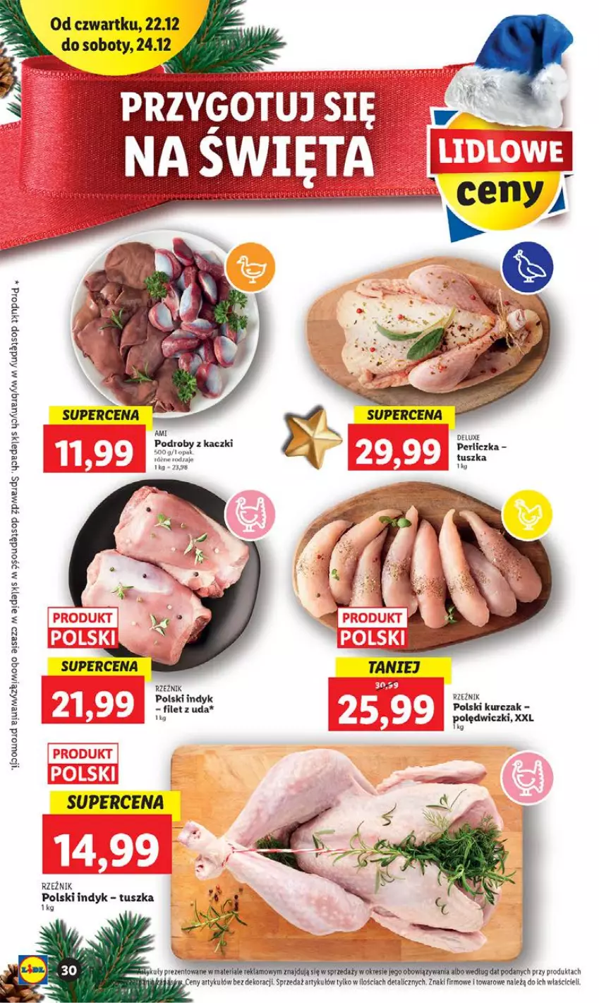 Gazetka promocyjna Lidl - GAZETKA - ważna 22.12 do 24.12.2022 - strona 36 - produkty: JBL, Kurczak, LG, Perliczka, Tusz