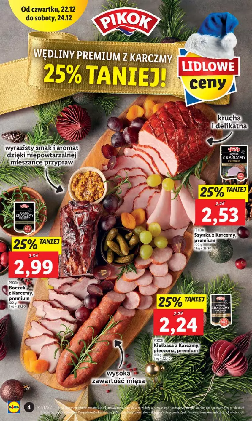 Gazetka promocyjna Lidl - GAZETKA - ważna 22.12 do 24.12.2022 - strona 4