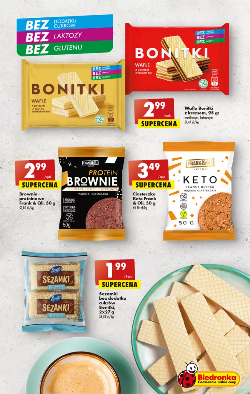 Gazetka promocyjna Biedronka - W tym tygodniu - ważna 18.08 do 24.08.2022 - strona 37 - produkty: Bonitki, Brownie, Dron, Fa, Sezam, Wafle