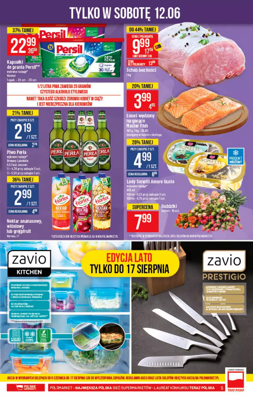 Gazetka promocyjna PoloMarket - Gazetka promocyjna - ważna 09.06 do 15.06.2021 - strona 5 - produkty: Ananas, Gra, Hortex, Laur, Nektar, Perła, Piec, Piwa, Piwo, Tera