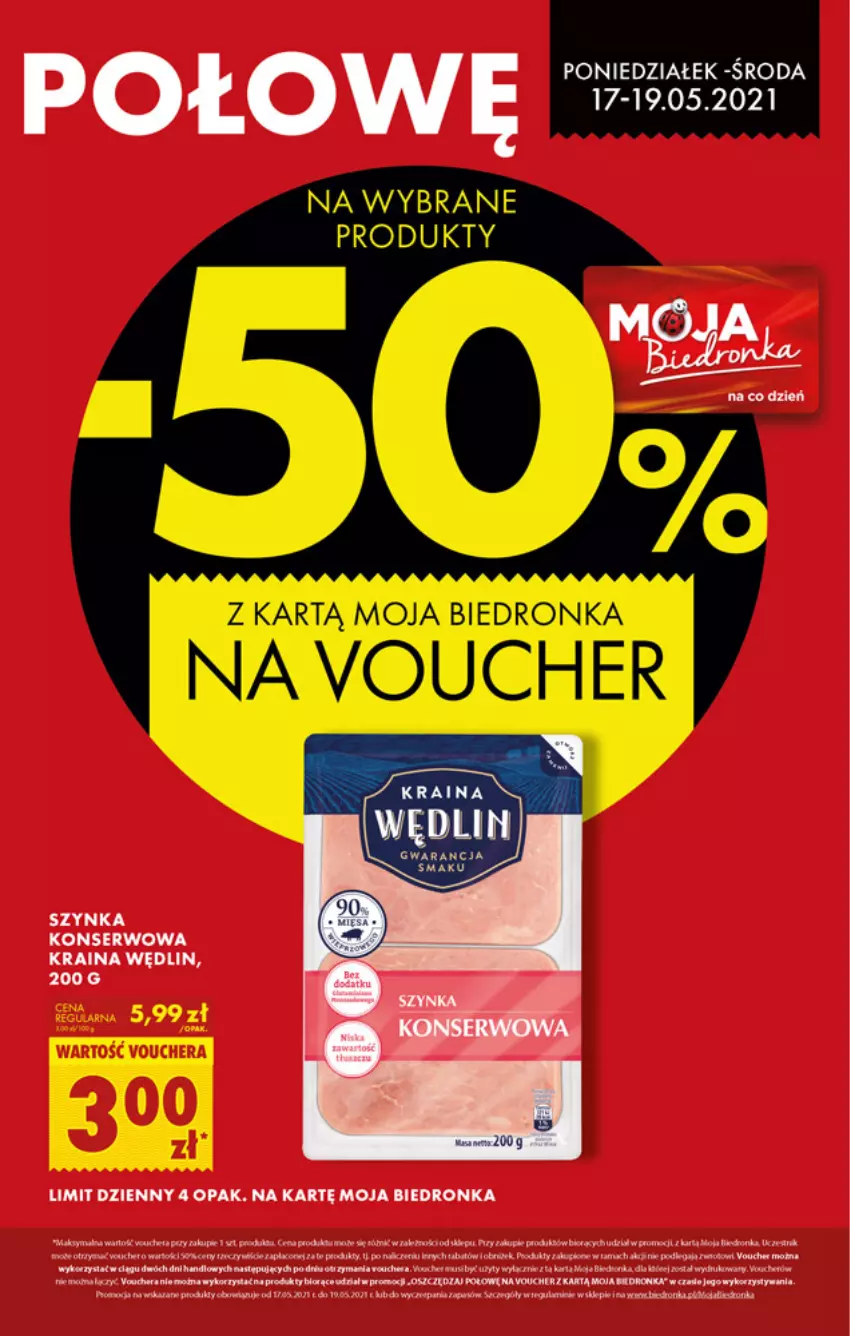 Gazetka promocyjna Biedronka - W tym tygodniu - ważna 17.05 do 22.05.2021 - strona 3 - produkty: BIC, Dron, LG, Ser, Szynka, Szynka konserwowa, Wino