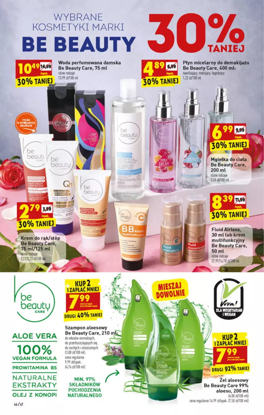 Gazetka promocyjna Biedronka - W tym tygodniu - ważna 17.05 do 22.05.2021 - strona 46 - produkty: Aloe vera, Be Be, BIC, Fa, Krem do rąk, Makijaż, Olej, Perfum, Płyn micelarny, Por, Saska, Szampon, Woda, Woda perfumowana