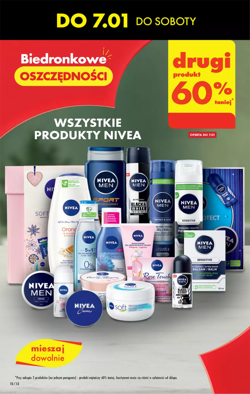 Gazetka promocyjna Biedronka - Gazetka - Biedronka.pl - ważna 05.01 do 11.01.2023 - strona 12 - produkty: Nivea