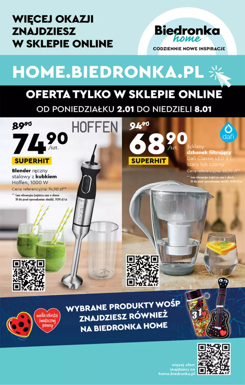 Gazetka promocyjna Biedronka - Gazetka - Biedronka.pl - ważna 05.01 do 11.01.2023 - strona 61 - produkty: Blender, Blender ręczny, Dron