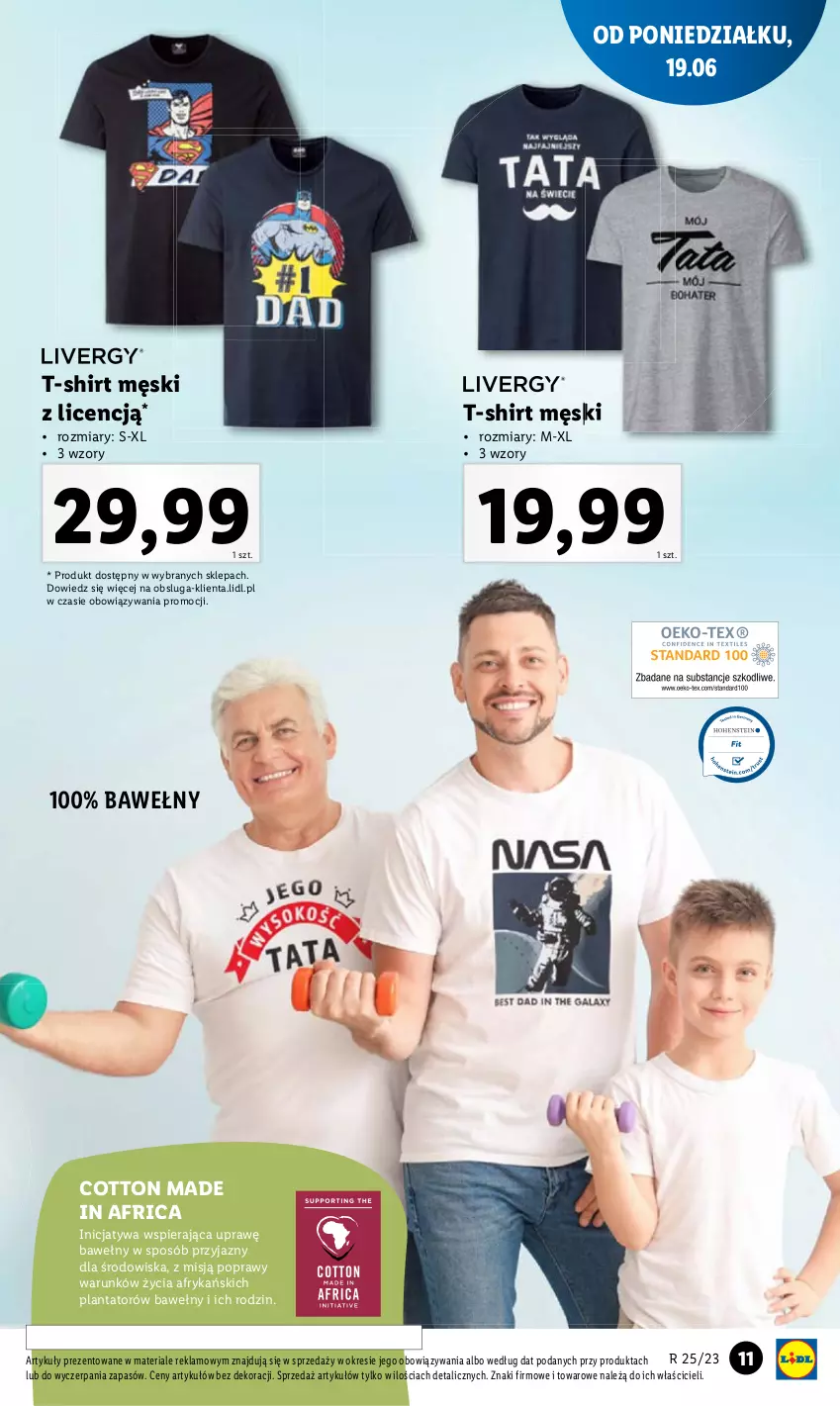 Gazetka promocyjna Lidl - GAZETKA - ważna 19.06 do 24.06.2023 - strona 13 - produkty: T-shirt