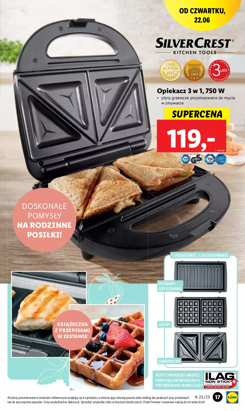 Gazetka promocyjna Lidl - GAZETKA - ważna 19.06 do 24.06.2023 - strona 27 - produkty: Gofry, Grill, Sok