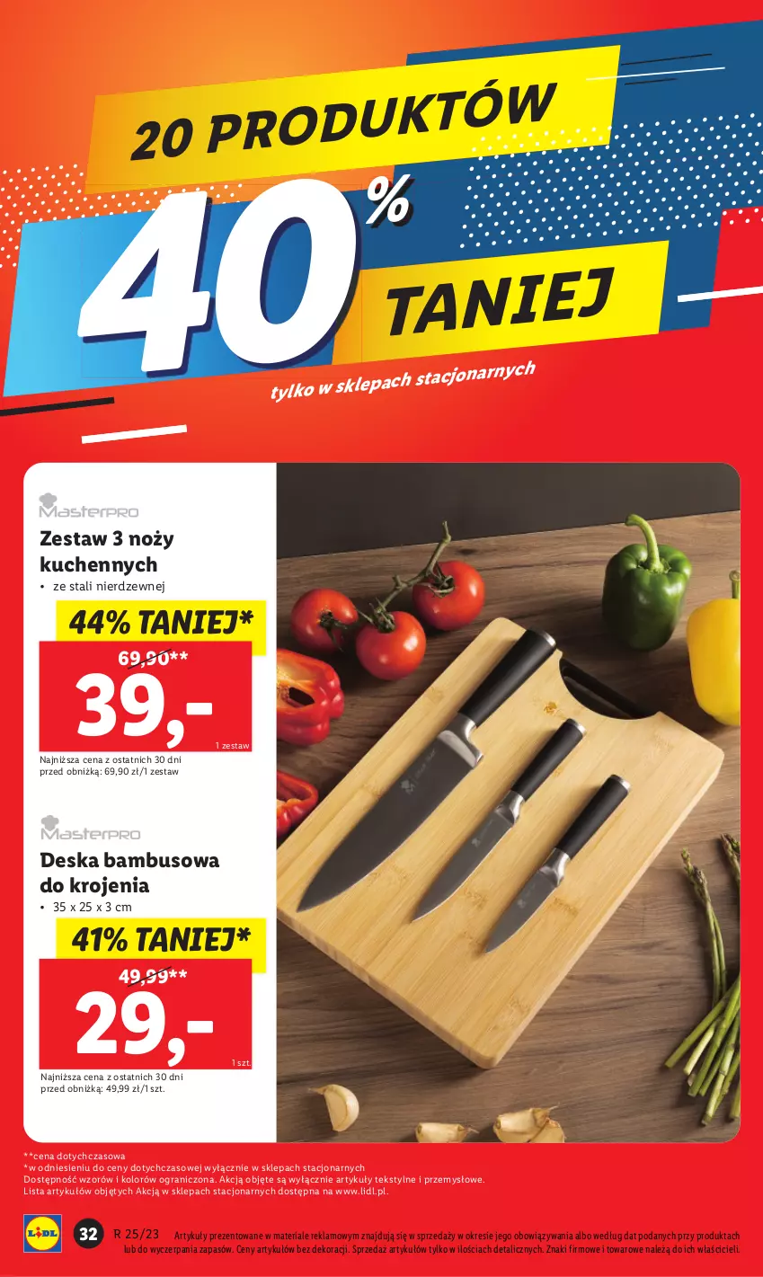 Gazetka promocyjna Lidl - GAZETKA - ważna 19.06 do 24.06.2023 - strona 42 - produkty: Gra, Noż