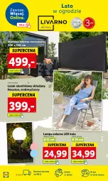 Gazetka promocyjna Lidl - GAZETKA - Gazetka - ważna od 24.06 do 24.06.2023 - strona 24 - produkty: Markiza, Lampa