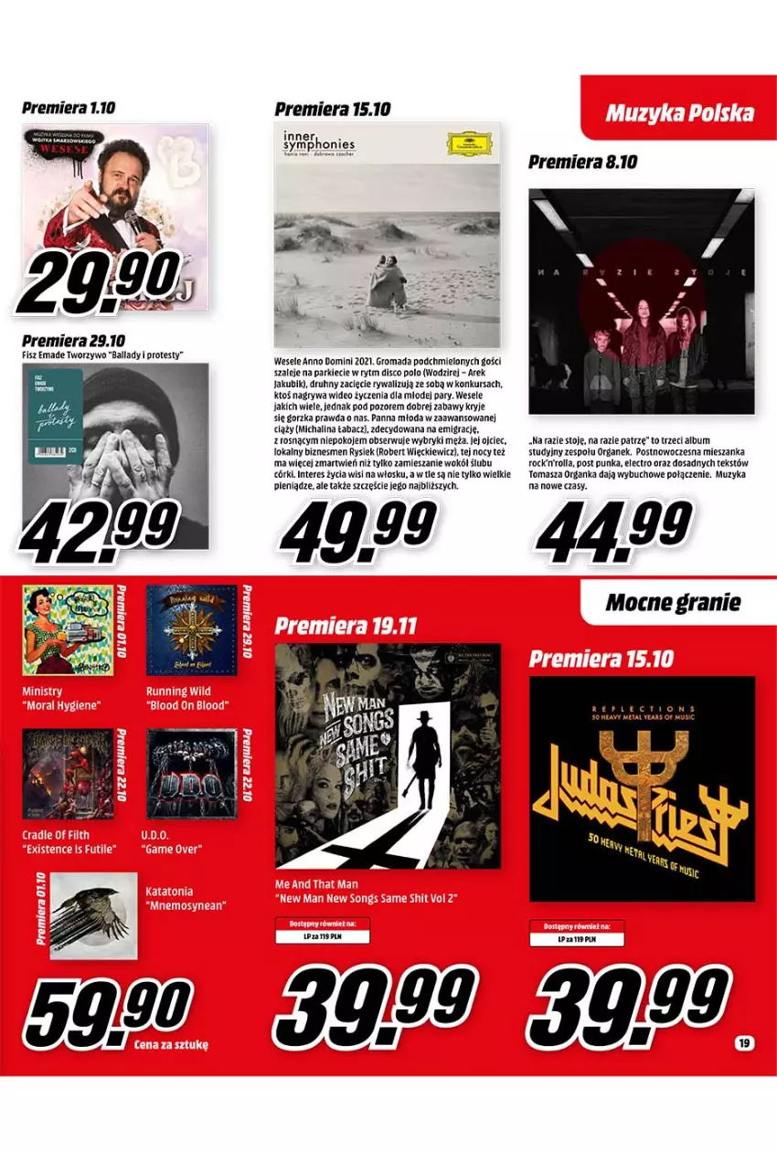 Gazetka promocyjna Media Markt - Gazetka Media Markt - ważna 01.10 do 31.10.2021 - strona 19 - produkty: Album, Gra, Gry, JBL, Mus, O nas, Ser, Szal