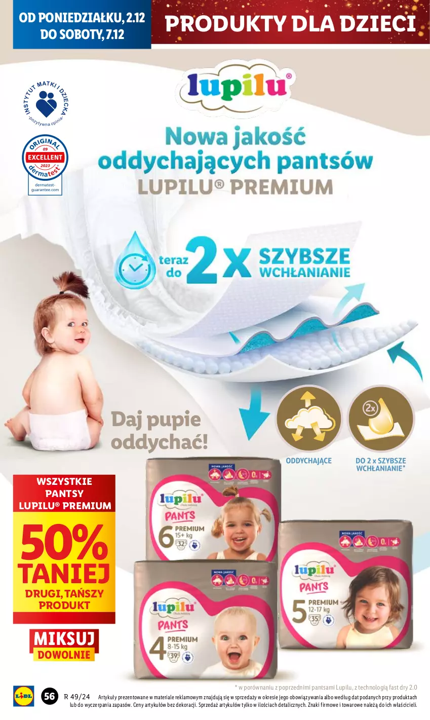 Gazetka promocyjna Lidl - GAZETKA - ważna 02.12 do 04.12.2024 - strona 60 - produkty: Dzieci, Fa, Por