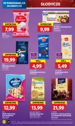 Gazetka promocyjna Lidl - GAZETKA - Gazetka - ważna od 04.12 do 04.12.2024 - strona 26 - produkty: Ciastka, Ser, Praliny, Wafle, Czekolada mleczna, Czekolada, E. Wedel, Deser, Kokos, Baryłki