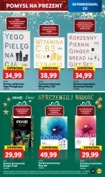 Gazetka promocyjna Lidl - GAZETKA - Gazetka - ważna od 04.12 do 04.12.2024 - strona 27 - produkty: Balsam po goleniu, Zestaw prezentowy, Piernik, Krem do twarzy, Dezodorant, Krem do rąk, Balsam do ciała, Dove, Tonik, Ziaja, Antyperspirant