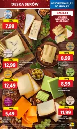 Gazetka promocyjna Lidl - GAZETKA - Gazetka - ważna od 04.12 do 04.12.2024 - strona 33 - produkty: Ser, Gra, Deska serów, Ser owczy, Kosz, Mimolette, Gouda, Wasa