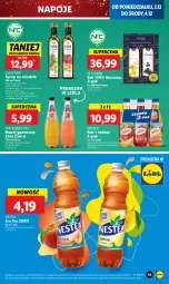 Gazetka promocyjna Lidl - GAZETKA - Gazetka - ważna od 04.12 do 04.12.2024 - strona 47 - produkty: Sos, Sok, Por, Gin, Oleofarm, Ice tea, Napoje, Sok jabłkowy, Napój gazowany, Syrop, Aronia, Napój, Oleo, Nestea, Nektar, Hortex, Fa