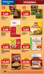 Gazetka promocyjna Lidl - GAZETKA - Gazetka - ważna od 04.12 do 04.12.2024 - strona 58 - produkty: Kit Kat, Makaron, Prymat, Nutella, Cheetos, Winiary, Tortilla, Przyprawy, Budyń