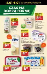 Gazetka promocyjna Biedronka - Od czwartku - Gazetka - ważna od 10.01 do 10.01.2024 - strona 40 - produkty: Top, Mus, Jogurt, Kefir naturalny, Optima, Margaryna, Aktiplus, Cappuccino, Alpro, Napój, Kefir, Fa