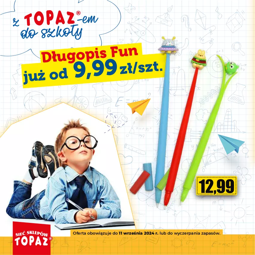 Gazetka promocyjna Topaz - Gazetka - ważna 18.07 do 11.09.2024 - strona 2 - produkty: Długopis