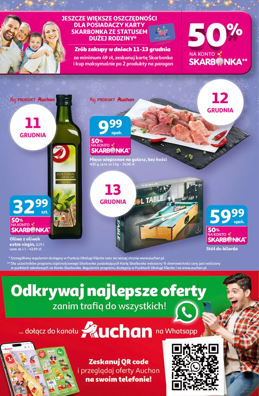 Gazetka promocyjna Auchan - Gazetka Święta jak babcię kocham Hipermarket Auchan - ważna 11.12 do 17.12.2025 - strona 42