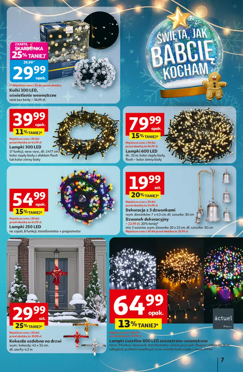 Gazetka promocyjna Auchan - Gazetka Święta jak babcię kocham Hipermarket Auchan - ważna 11.12 do 17.12.2025 - strona 7 - produkty: Drzwi, Dzwonek, Gra, Przewód, Rama, Tran
