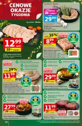 Gazetka promocyjna Auchan - Gazetka Święta jak babcię kocham Hipermarket Auchan - Gazetka - ważna od 17.12 do 17.12.2025 - strona 14 - produkty: Piec, Mięso mielone, Szynka wieprzowa, Szynka, Schab wieprzowy, Burger, Kotlet, Kiełbasa biała, Kiełbasa, Mięso