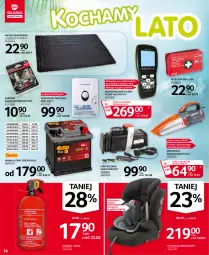 Gazetka promocyjna Selgros - Oferta przemysłowa - Gazetka - ważna od 04.07 do 04.07.2021 - strona 36 - produkty: Odkurzacz, Gaśnica, Fotelik samochodowy, O Bag, Skaner, Fotelik, Mata do bagażnika, Fotel, Kompresor, Akumulator