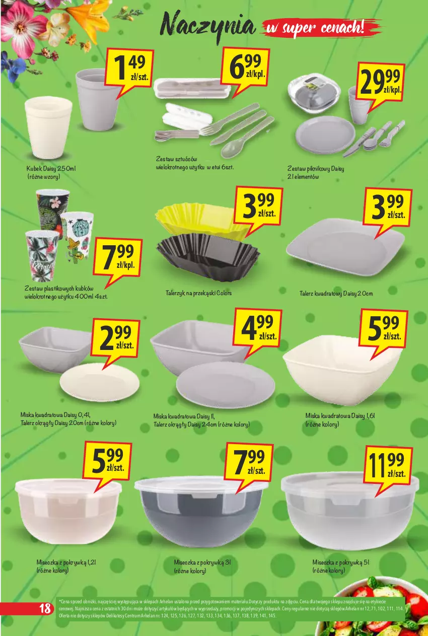 Gazetka promocyjna Arhelan - Gazetka - ważna 24.04 do 10.05.2026 - strona 18 - produkty: Kubek, Miseczka, Miska, Rum, Talerz, Talerzyk, Zestaw sztućców