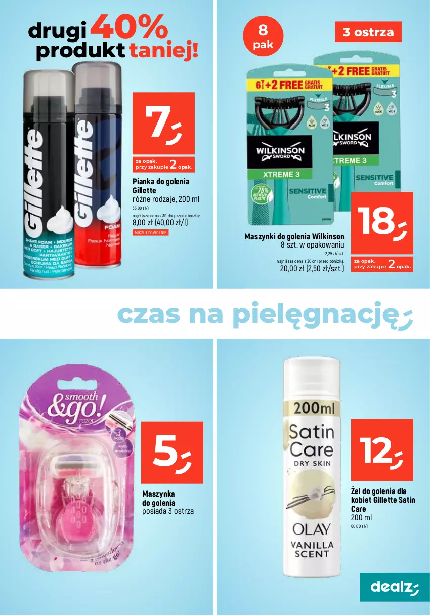 Gazetka promocyjna Dealz - MAKE A DEALZ - ważna 27.12.2023 do 03.01.2024 - strona 27 - produkty: Gillette, Maszynka, Maszynka do golenia, Pianka do golenia, Sati, Szynka