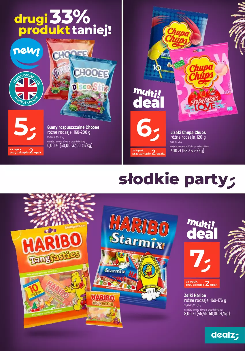 Gazetka promocyjna Dealz - MAKE A DEALZ - ważna 27.12.2023 do 03.01.2024 - strona 5 - produkty: Chupa Chups, Haribo, Lizaki