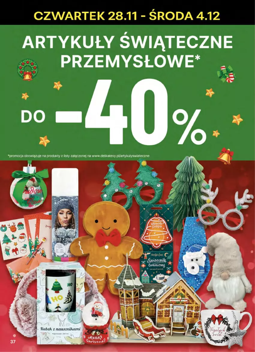 Gazetka promocyjna Delikatesy Centrum - NOWA GAZETKA Delikatesy Centrum od 28 listopada! 28.11-04.12.2024 - ważna 28.11 do 04.12.2024 - strona 37