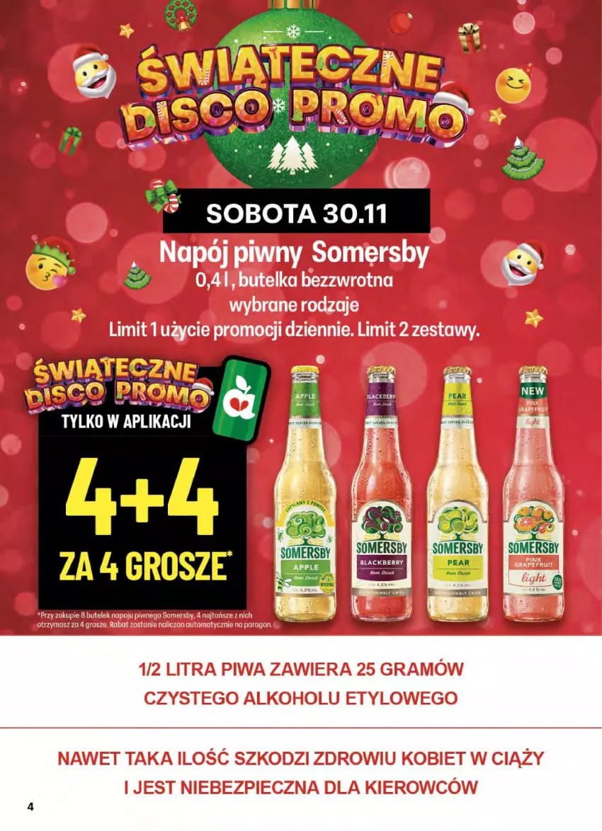 Gazetka promocyjna Delikatesy Centrum - NOWA GAZETKA Delikatesy Centrum od 28 listopada! 28.11-04.12.2024 - ważna 28.11 do 04.12.2024 - strona 4 - produkty: Somersby