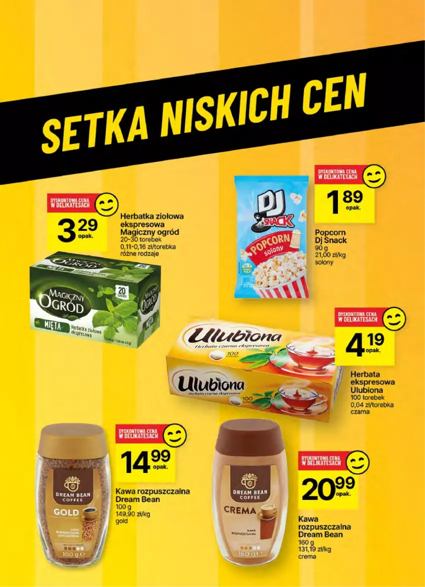 Gazetka promocyjna Delikatesy Centrum - NOWA GAZETKA Delikatesy Centrum od 28 listopada! 28.11-04.12.2024 - ważna 28.11 do 04.12.2024 - strona 53 - produkty: Herbata, Kawa, Kawa rozpuszczalna, Ogród, Popcorn, Torebka