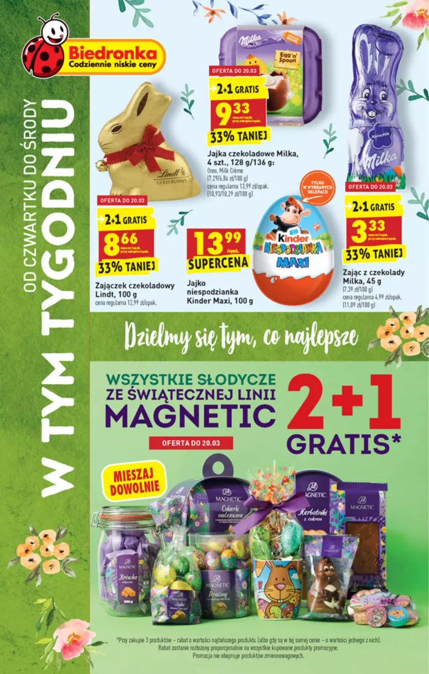 Gazetka promocyjna Biedronka - W tym tygodniu - ważna 18.03 do 24.03.2021 - strona 27 - produkty: Dron, Fa, Gra, Kinder, Lindt, Milka