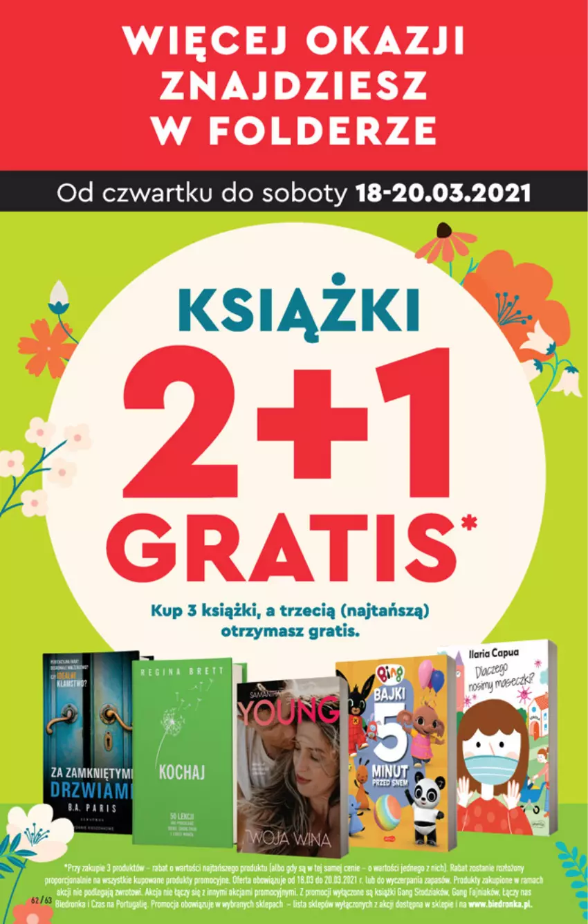 Gazetka promocyjna Biedronka - W tym tygodniu - ważna 18.03 do 24.03.2021 - strona 62 - produkty: Dron, Fa, Gin, Gra, Koc, Por, Rama