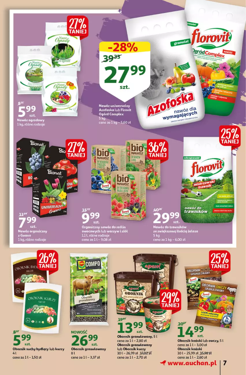 Gazetka promocyjna Auchan - Dzień dobry mój ogrodzie Hipermarkety - ważna 17.03 do 30.03.2022 - strona 7 - produkty: Gra, Nawóz