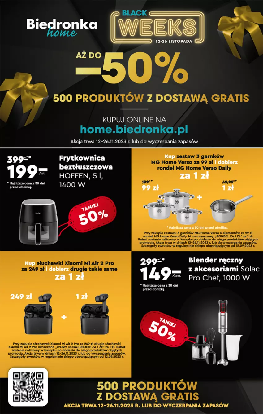 Gazetka promocyjna Biedronka - Od poniedzialku - ważna 13.11 do 18.11.2023 - strona 64 - produkty: Blender, Blender ręczny, Dron