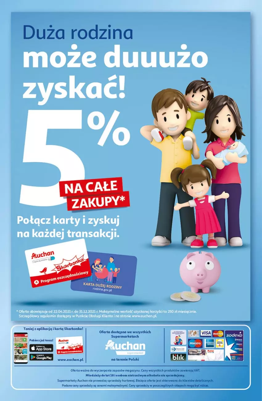 Gazetka promocyjna Auchan - Ceny w dół Supermarkety - ważna 10.06 do 16.06.2021 - strona 8 - produkty: Tran