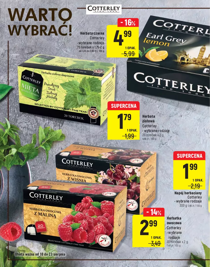 Gazetka promocyjna Intermarche - Letni Targ Marek - ważna 10.08 do 23.08.2021 - strona 12 - produkty: Herbata, Herbata czarna, Napój