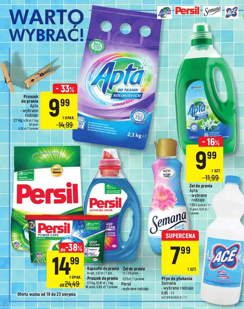 Gazetka promocyjna Intermarche - Letni Targ Marek - ważna 10.08 do 23.08.2021 - strona 18 - produkty: Kapsułki do prania, Persil, Płyn do płukania, Proszek do prania