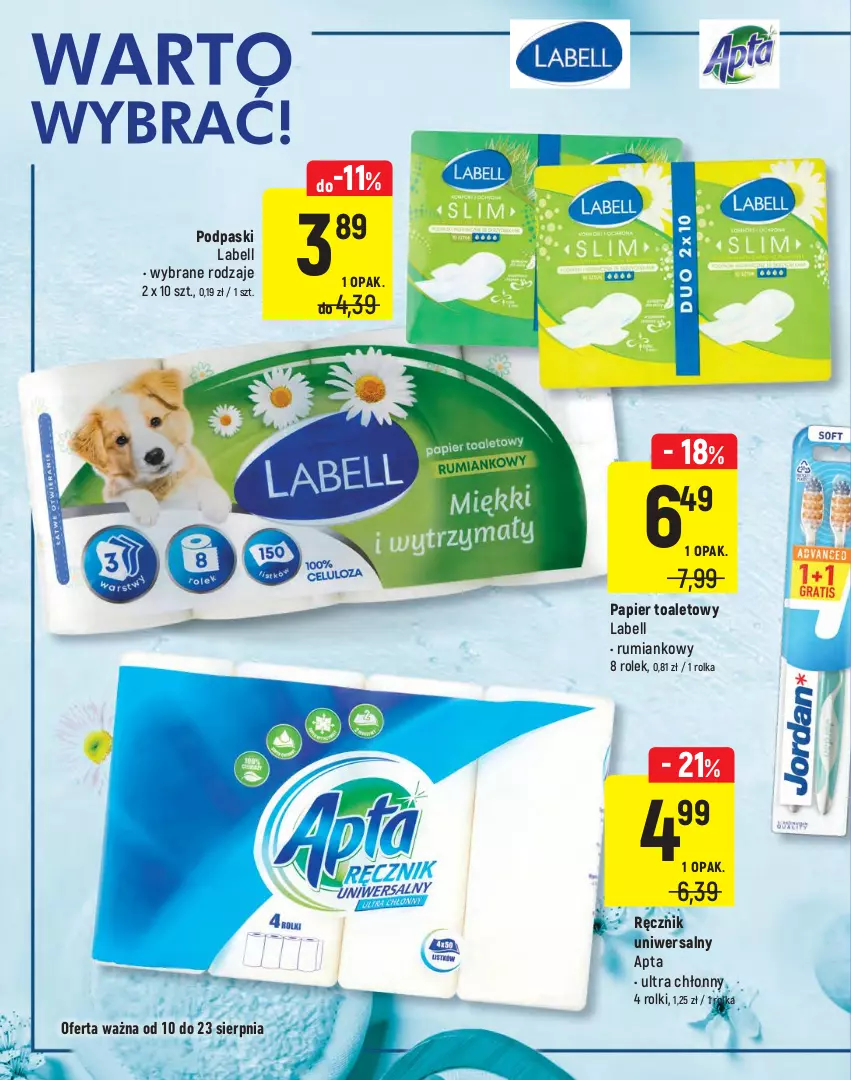 Gazetka promocyjna Intermarche - Letni Targ Marek - ważna 10.08 do 23.08.2021 - strona 20 - produkty: Bell, Papier, Papier toaletowy, Podpaski, Ręcznik, Rolki, Rum