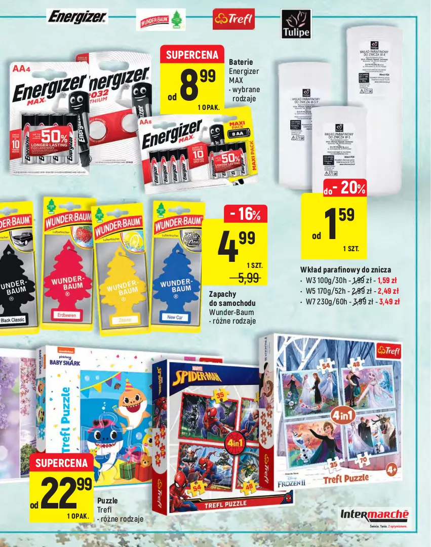 Gazetka promocyjna Intermarche - Letni Targ Marek - ważna 10.08 do 23.08.2021 - strona 23 - produkty: Energizer, Puzzle, Znicz